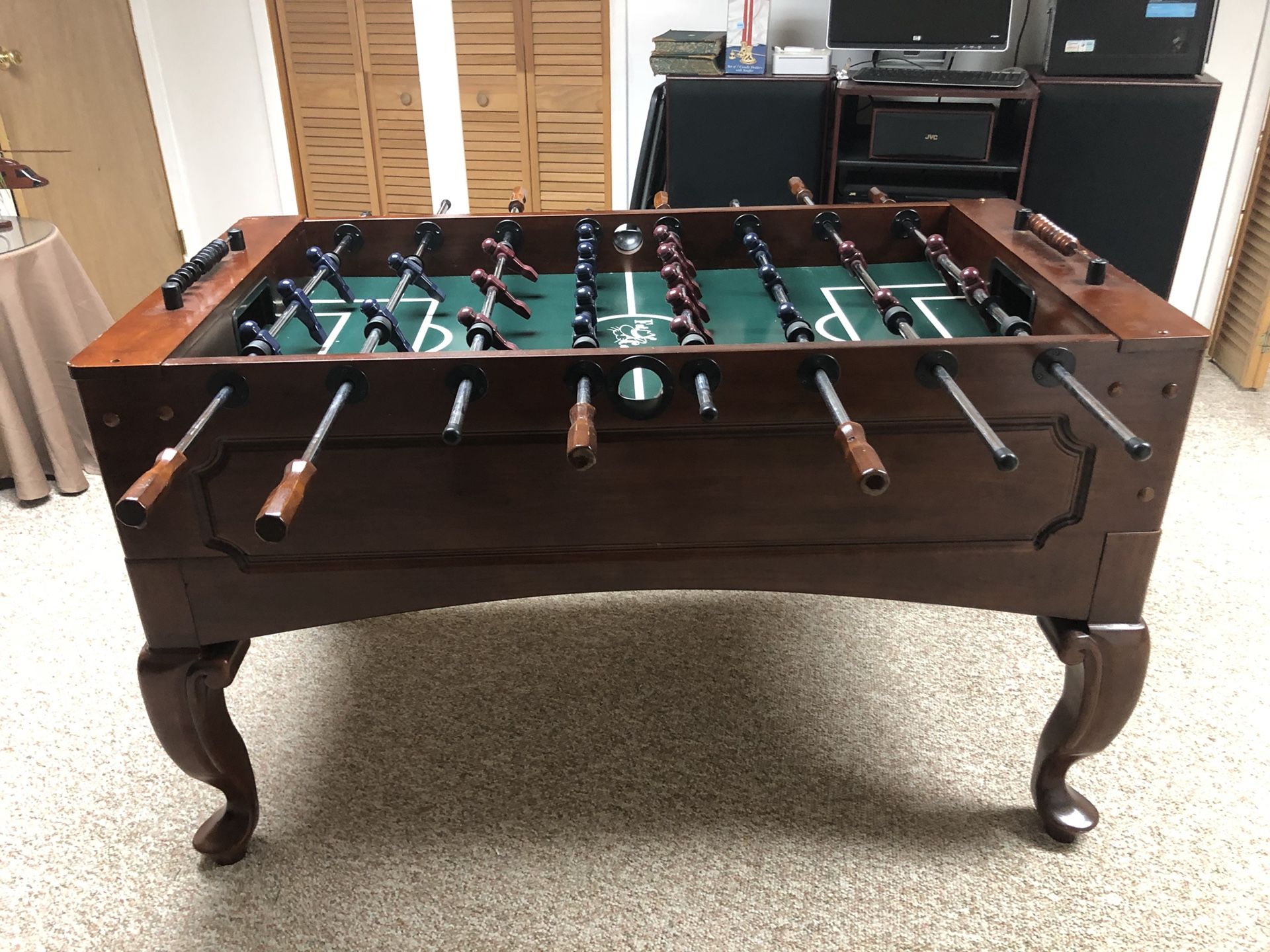 Fat Cat Queen Anne Foosball Table