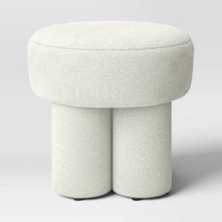 Boucle Fully Upholstered Accent Ottoman Stool - Threshold