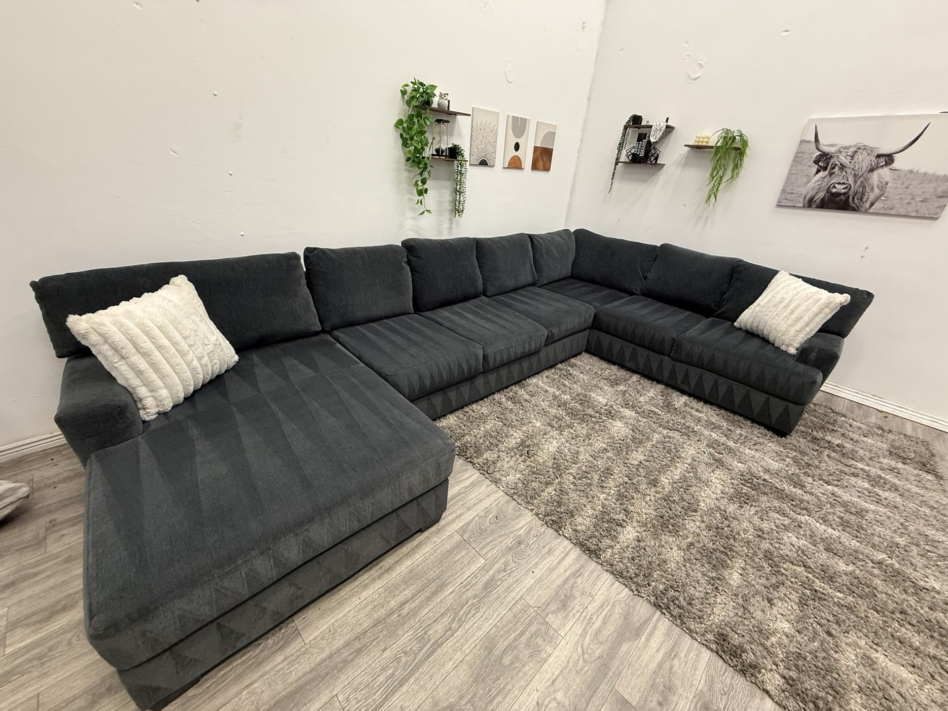 Gray Sectional Couch - Free Delivery