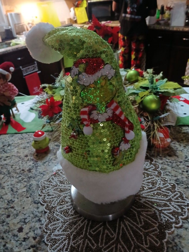 Custom Grinch Hat 