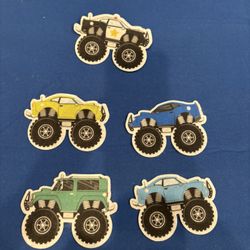 Monster truck & track felt play set - New 