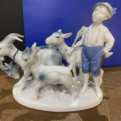 Gerold Pozellan Retired Figurine ‘Goat Herder’