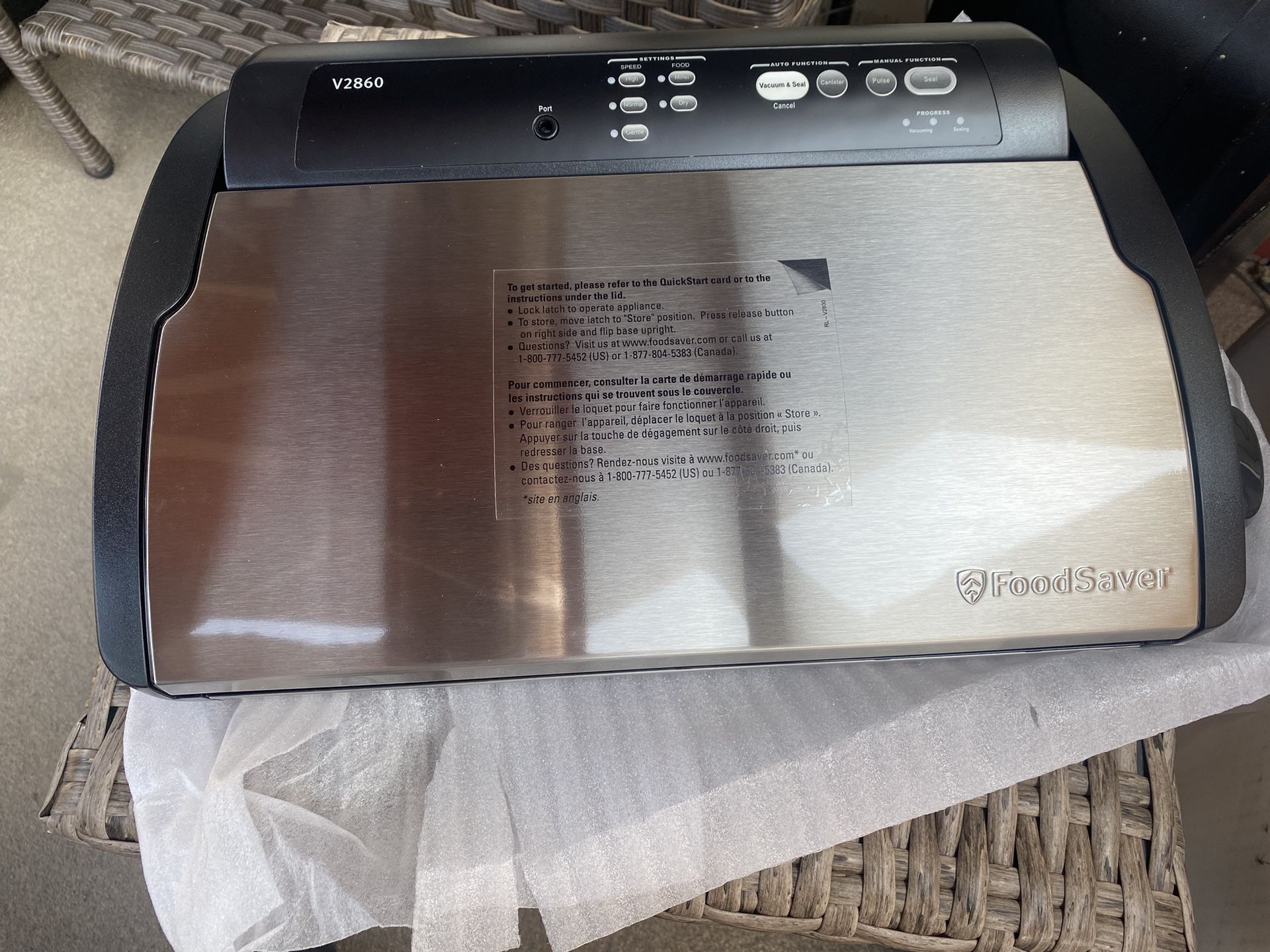 FoodSaver V2860 Vacuum Sealer, Brand New In The Box 📦 Never Used $50