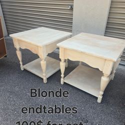 Blonde End Tables