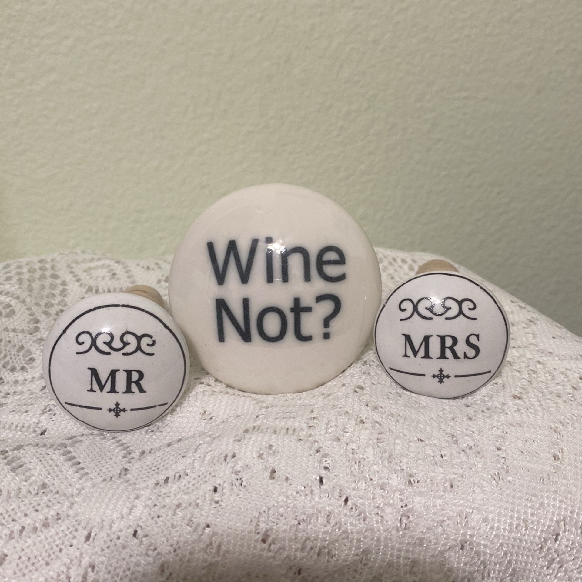 (3) Pieces Cork Bottle Stoppers.