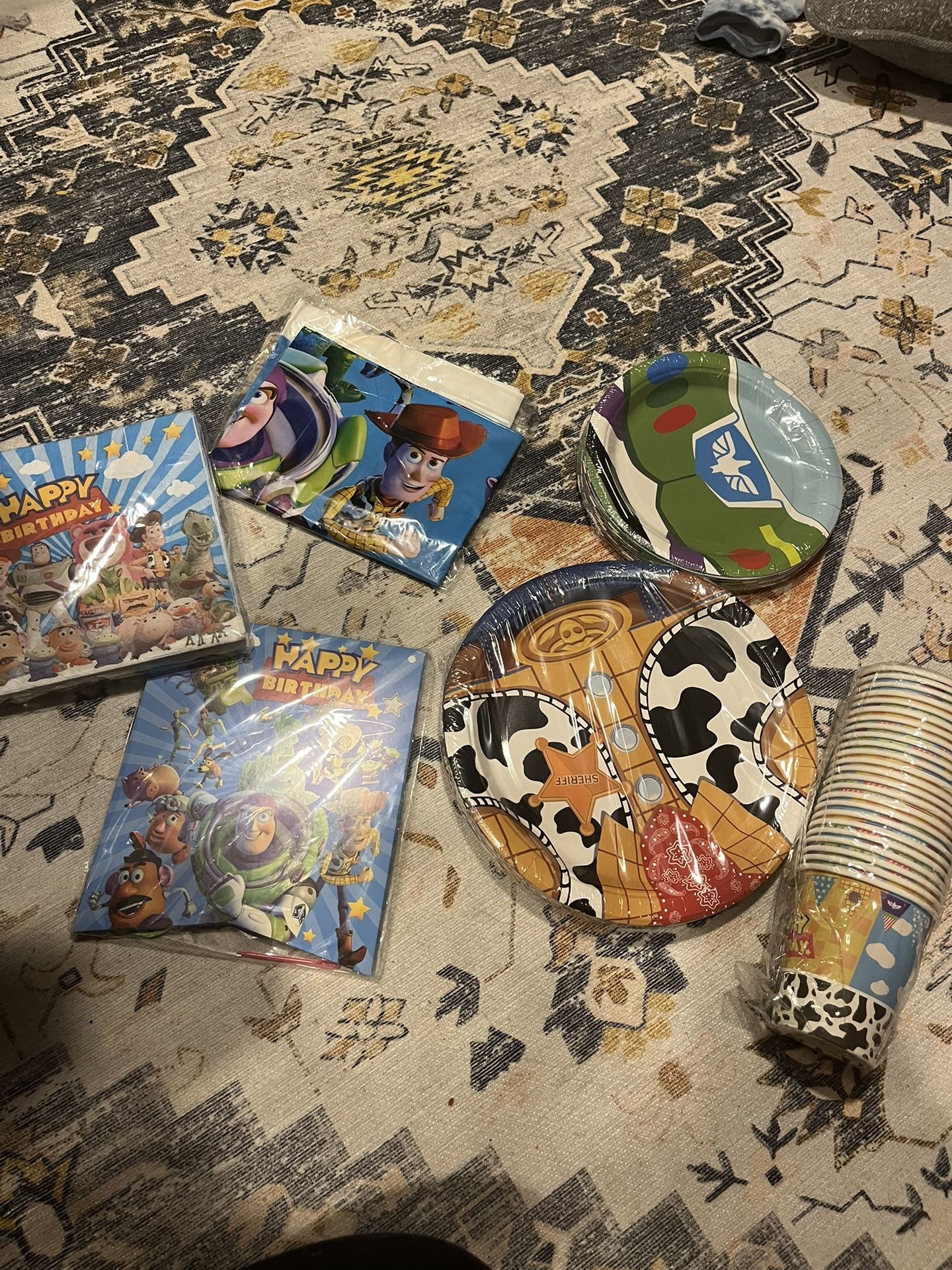 Toy Story Birthday Party Table Wear And Banner