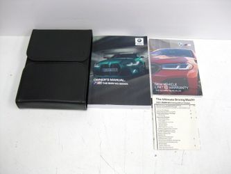 2021 BMW M3 Sedan OEM Owner's Manual Set w/ Case