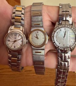 Guess, ESQ Swiss, and Seiko Watch