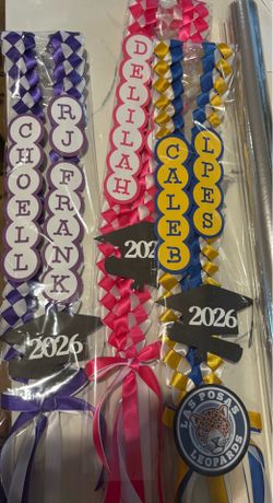 Personalized 2026 graduation lei