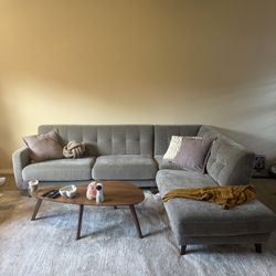 Couch, Rug, Coffee Table