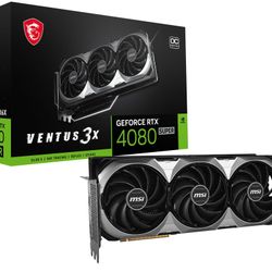 MSI GeForce RTX 4080 Super 16g Ventus 3X OC No box or cables #0349