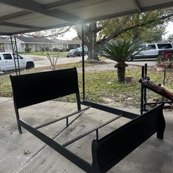 Black Queen Bed Frame
