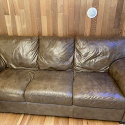 Genuine Leather Couch