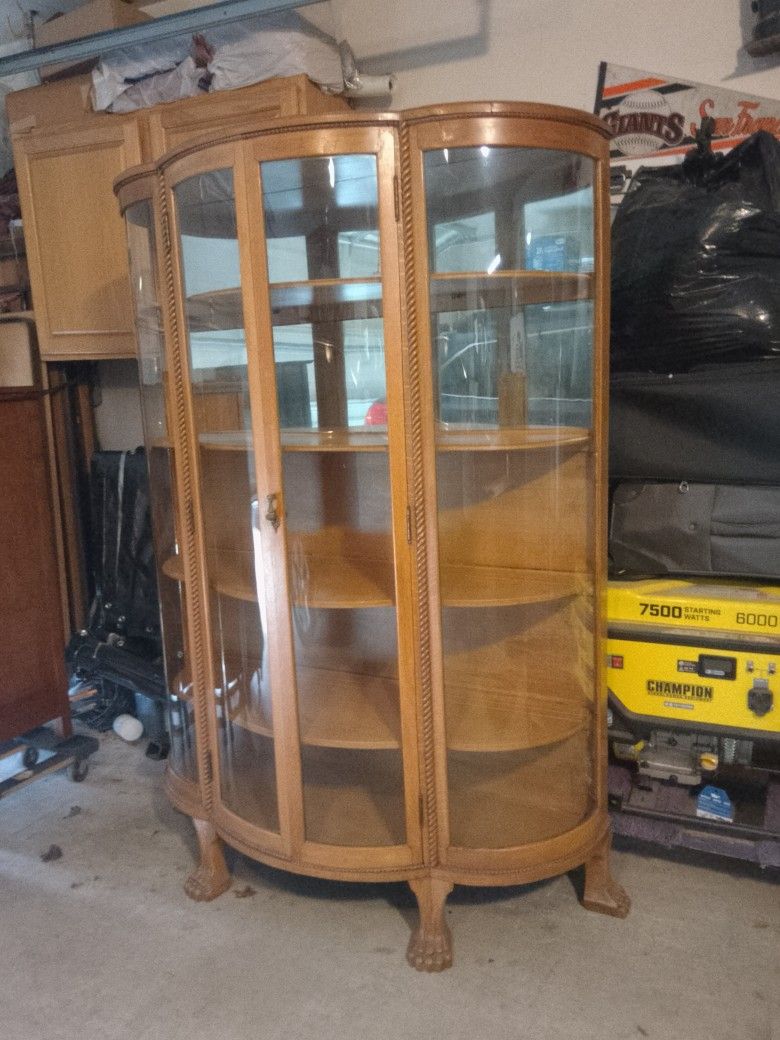 Antique Curio / Display Cabinet