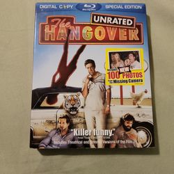 THE HANGOVER UNRATED BLU-RAY WILL FERRELL SPECIAL EDITION 2 DISC KILLER FUNNY !