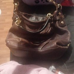 Leather Coach Bag