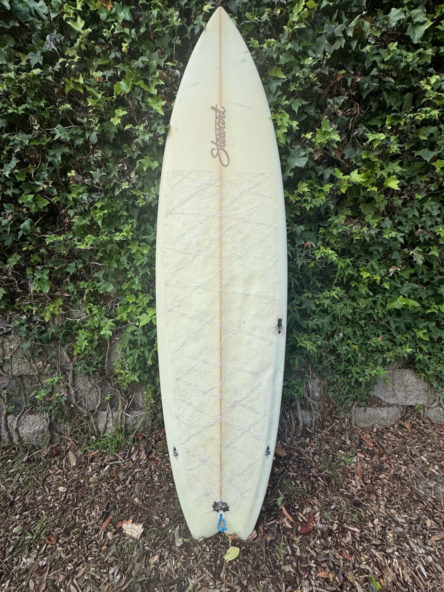 6’2” Stewart quad fin surfboard