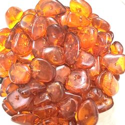 Over 115 Amber Nugget Beads!!