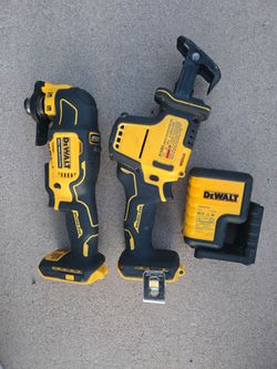 Dewalt Hacksaw laser and muti tool