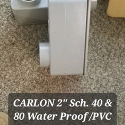 Carlon/2" Sch.40 & 80 PVC/Waterproof/LB CONDUIT/Slip End