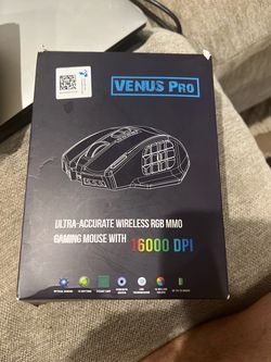 Venus Pro Wireless RGB MMO Gaming Mouse