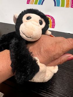 WILD REPUBLIC 8 Inch chimpanzee plush - Wraps around wrist