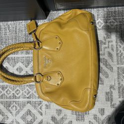 Prada vintage mustard yellow bag