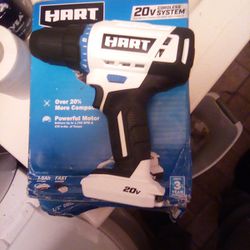 New Hart 20 Volt 1/2 Inch Cordless Drill/Driver 