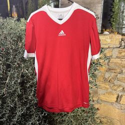 Red Adidas Soccer Jersey