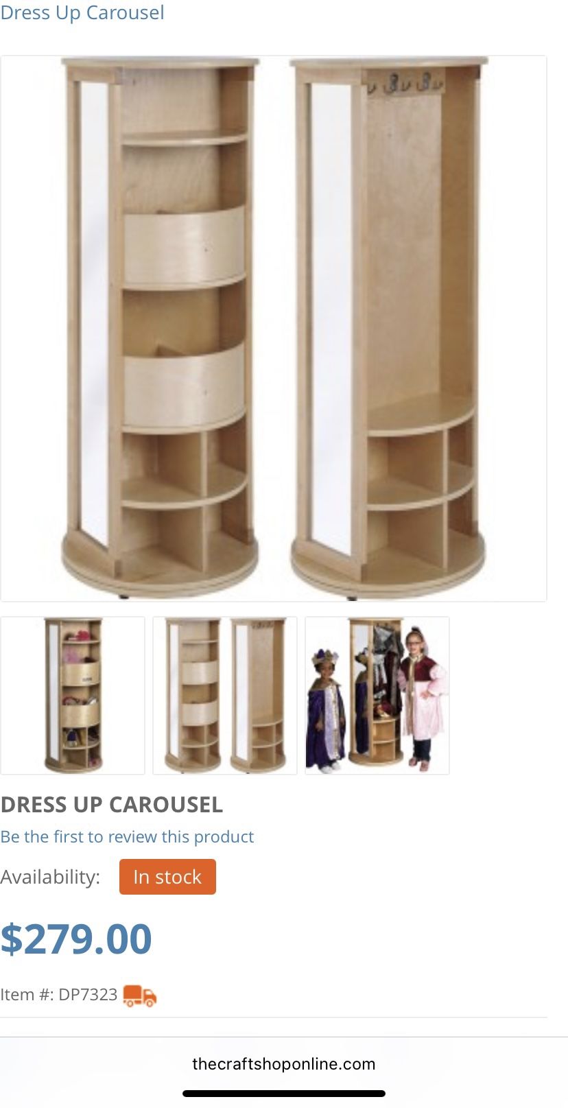 Rotating Dress up Carousel