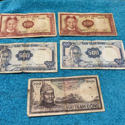 Billetes De Vietnam Del Sur 