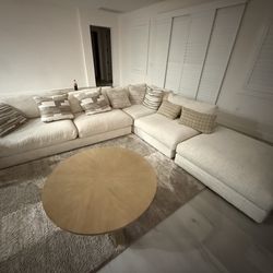 5 Piece Sectional with 3 tables