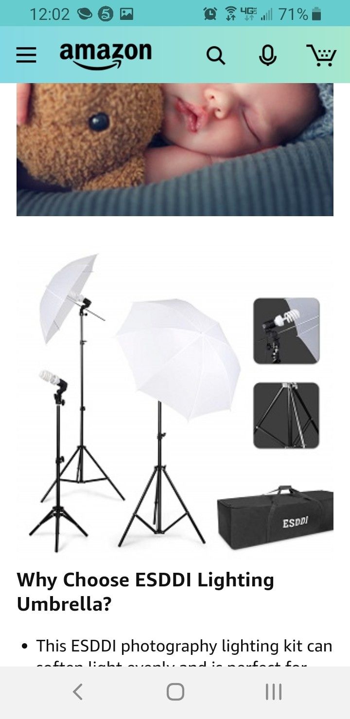 Photography Lighting, ESDDI Umbrella