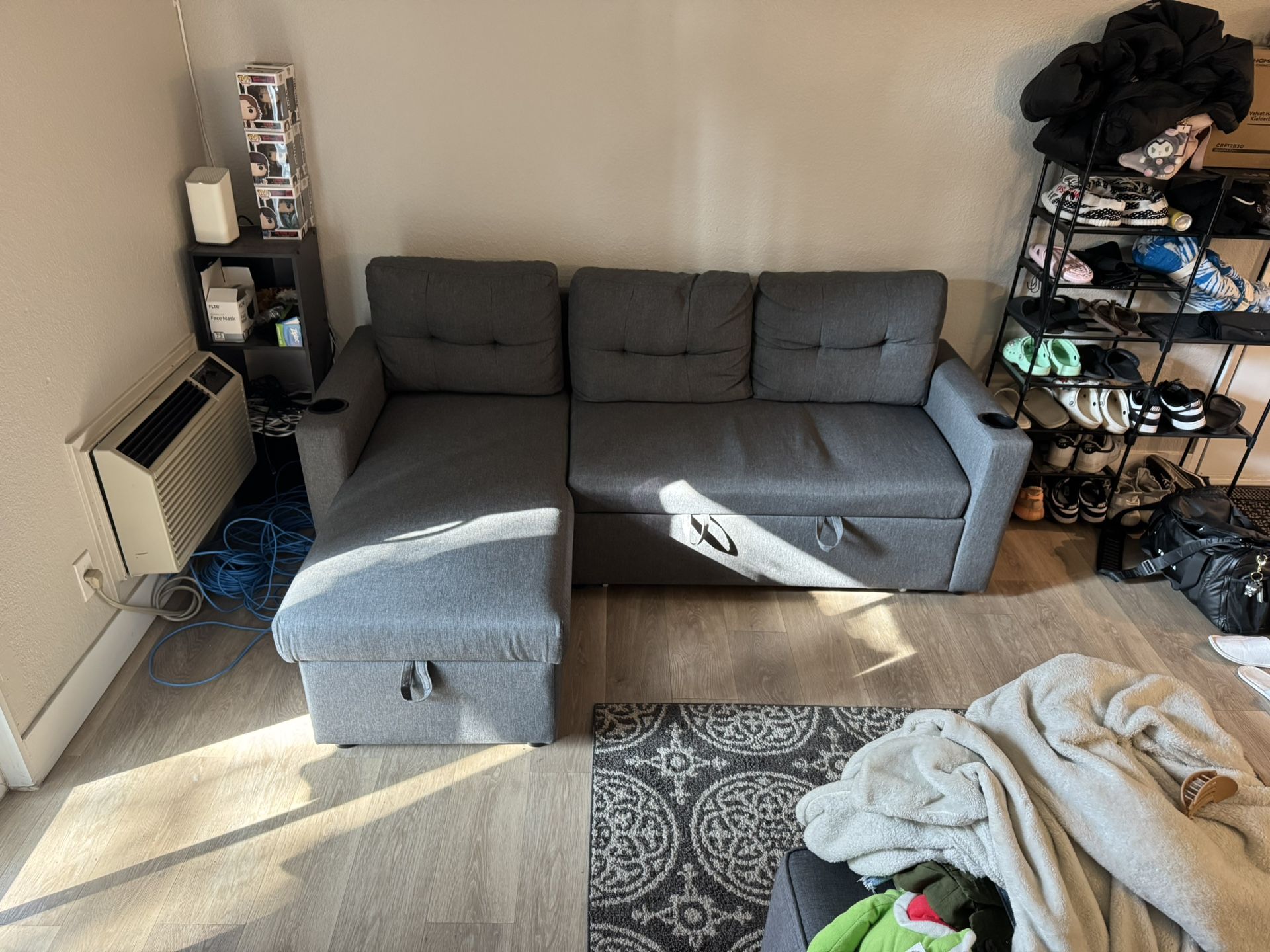 L Shape Couch bed
