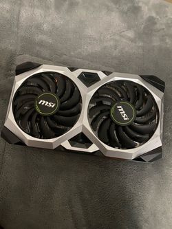 MSI GeForce GTX dual-fan graphics card