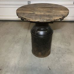 Milk Can Table
