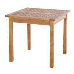 New 31x31” Solid Teak Outdoor Table