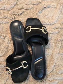 Black suede Dressy Flats