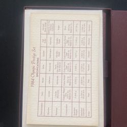 2X 1984 Olympic Prestige Set