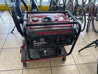 Predator 301cc 14.5 hours run time 6500 max watts great condition selling cheap
