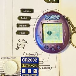 Tamagotchi Connection V1 2004 Purple Pearl Pearlescent Shimmer Super Rare!