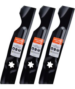 50” Mower Blades for Cub Cadet 50 inch Deck Zero Turn Riding Lawn Tractor, 6 pt Star