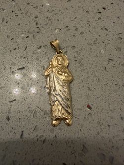 10K San Judas Pendant