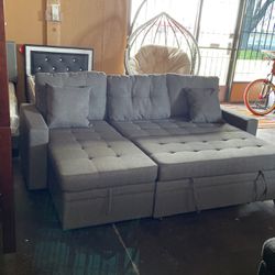 Gray Sofa Sleeper Sectional