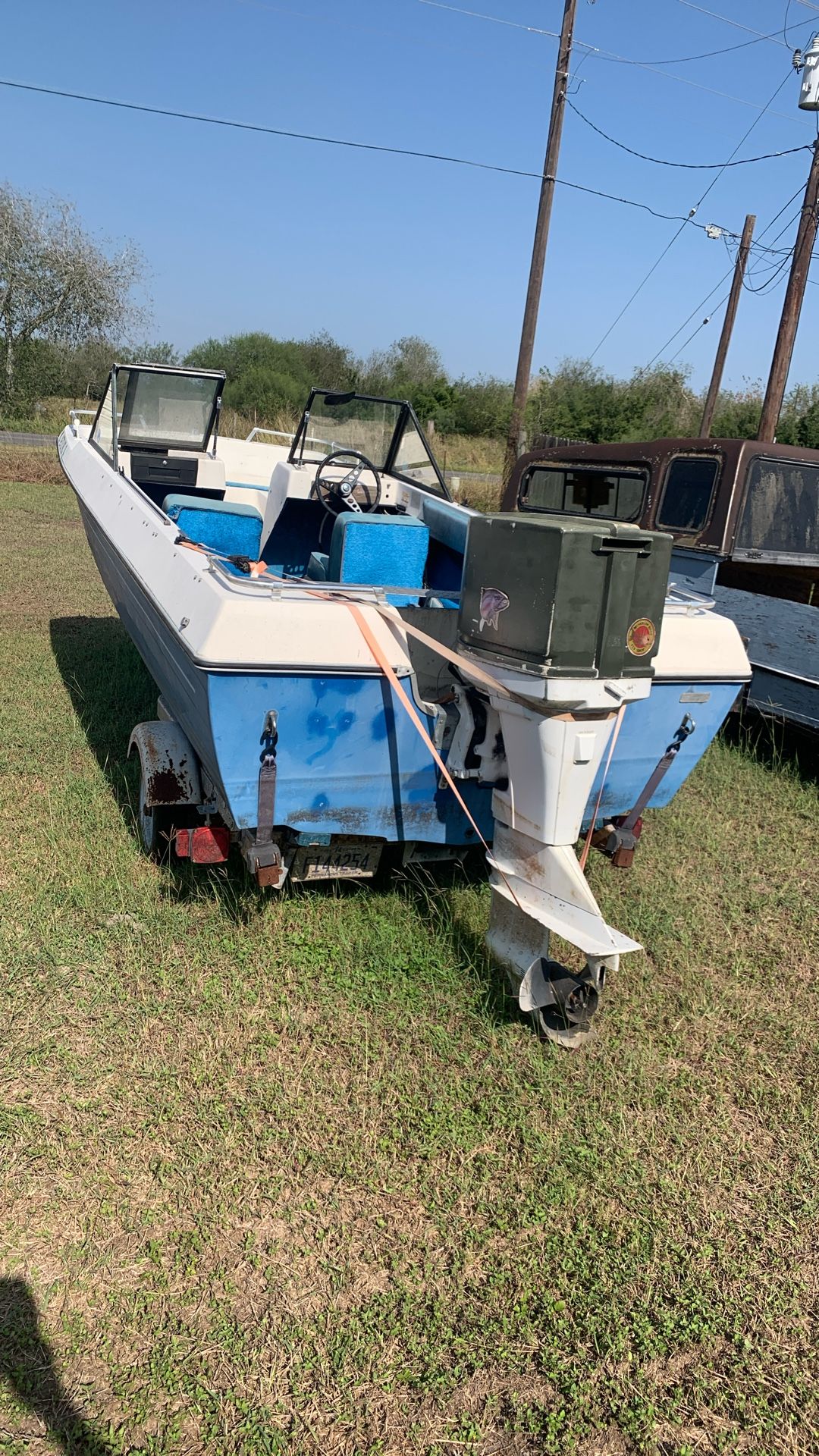Nice Boat with Motor And Trailer