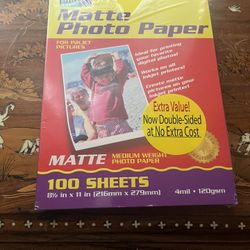 Matte Photo Paper 