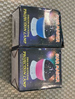 Star Master Dream Rotating Projection Lamp – Set of 2