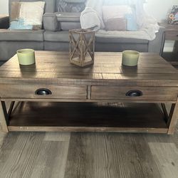 Coffee Table One End Table 