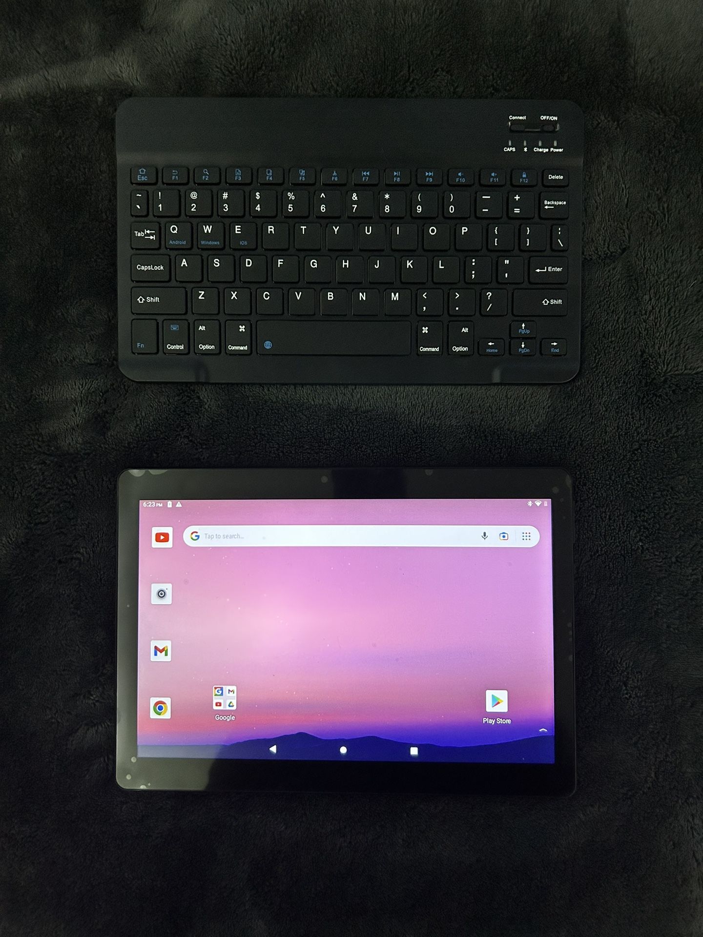 Tablet And Mini Keyboard 