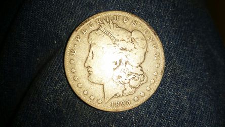 Morgan silver dollar 1895 o
